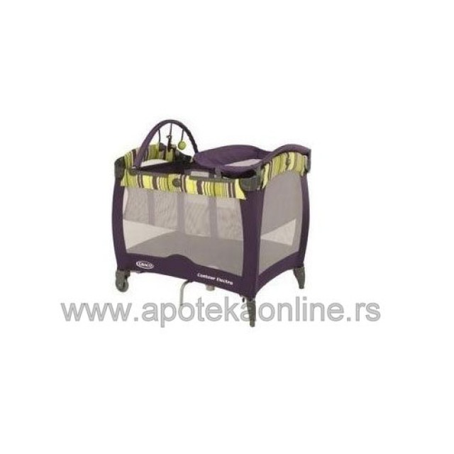GRACO PRENOSIVI KREVETAC CONTOUR ELEKTRA BLACKBERRY SPRING LJUBIČASTA - Online Apoteka GRACO PRENOSIVI KREVETAC CONTOUR ELEKTRA BLACKBERRY SPRING LJUBIČASTA